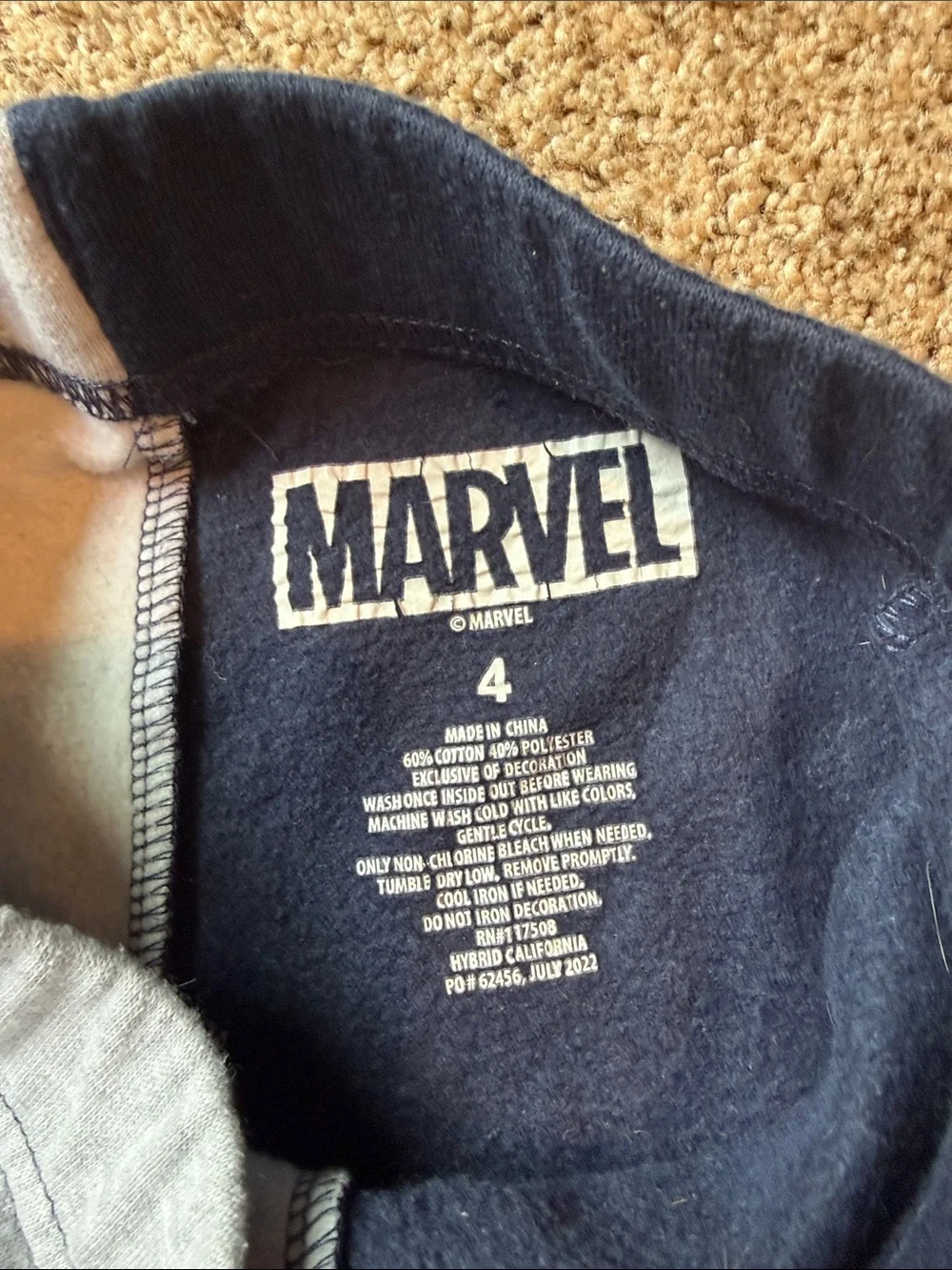 Marvel | Spider-Man Two-Tone Jogger Pants - Gray & Navy
